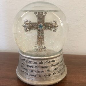 Serenity Prayer Musical Snow Globe